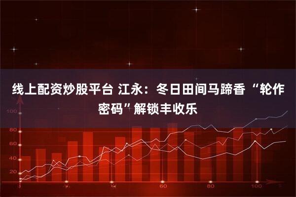线上配资炒股平台 江永：冬日田间马蹄香 “轮作密码”解锁丰收乐