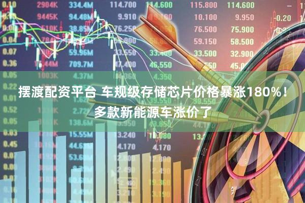 摆渡配资平台 车规级存储芯片价格暴涨180%！多款新能源车涨价了